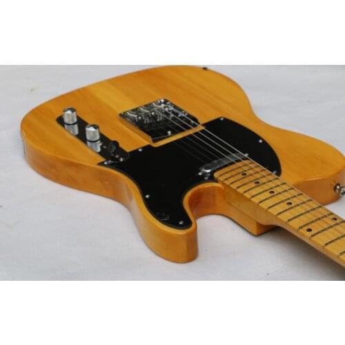 Hot sale Vintage '52 TL aged electric guitar,Natural TL guitar,Maple body & headstock guitar