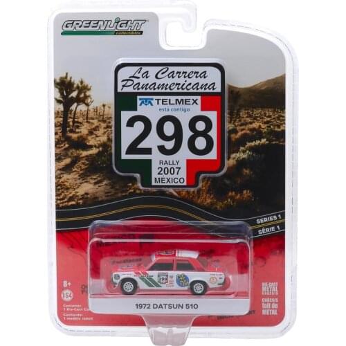 GreenLight 1:64 1972 Datsun 510 Alloy model car Metal toys for childen kids diecast gift