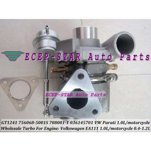 GT1241Z 756068 756068-0001 756068-5001S 708001 708001-0001 036145701 Turbo For VW Parati EA111 1.0L 112HP Motorcycle 0.4L-1.2L