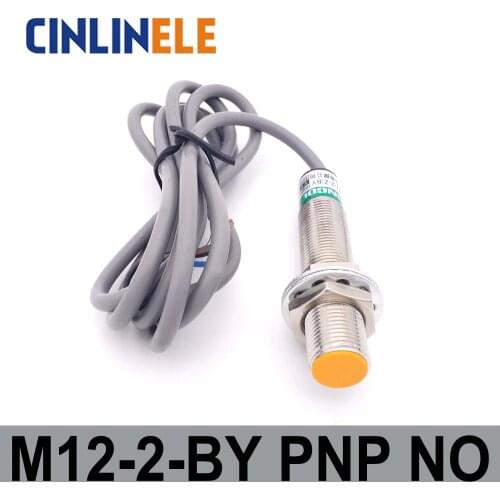 M12 LJ12A3-2-Z/BY 2mm 6V-36V induction DC PNP NO metal sensor inductive proximity switch Screen shield type LJ8A3 sensor switch