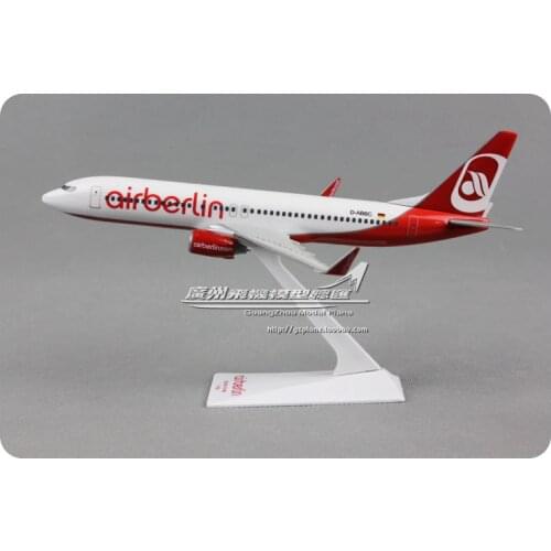 20cm Germany Air Berlin Berlin B737-800 1:200 Plastic Assembled Aircraft Model Germany airline plane model