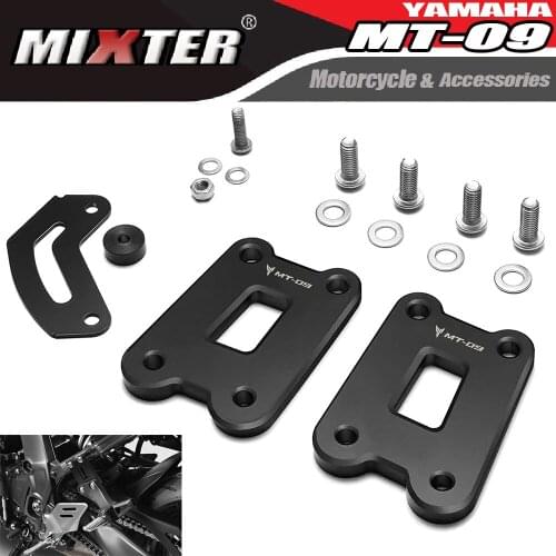 Motorcycle Accessories Rear Pedal Lowering Kit EVO Passenger Footrests Supports Kit Fits For YAMAHA MT09 2021 FZ09 MT-09 MT 09
