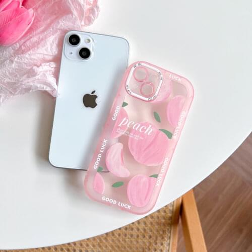 Smiley Face Phone Case For iPhone XR X XS 11 12 Pro Max 12Mini 8 7 6S Plus Watercolor Phone Frame Colorful Silicone Back Cover