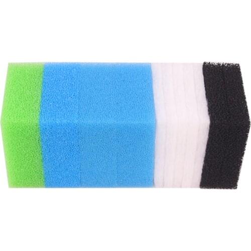 Set Compatible Aquarium Filter Sponge for Juwel Jumbo / Bioflow 8.0 / XL (2x Fine, 1x Coarse, 1x Nitrate, 2x Carbon, 5x Poly)
