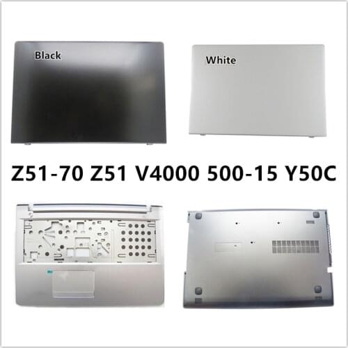New laptop For Lenovo Z51-70 Z51 V4000 500-15 Y50C Non-touch LCD Back Cover Top Case/Palmrest/Bottom Base Cover Case/hinges