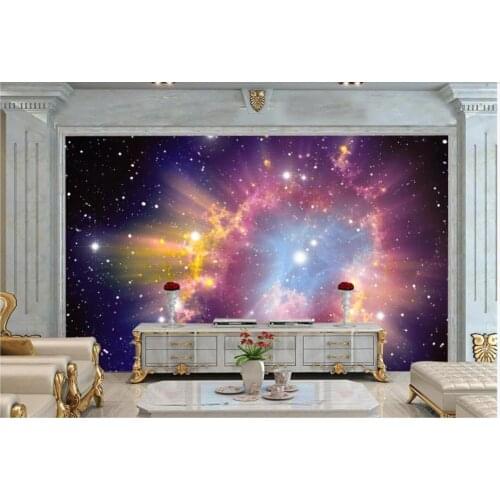 Custom 3d wallpaper mural Fantasy colorful starry vast universe galaxy Living room Bedroom TV background wall painting Decor