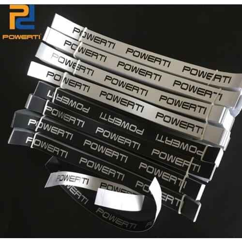 POWERTI 100pcs/lot Tennis Racket Tape Badminton Racket Adhesive Viscosity Tape Sport Training Squash Racket Tape Black Silver