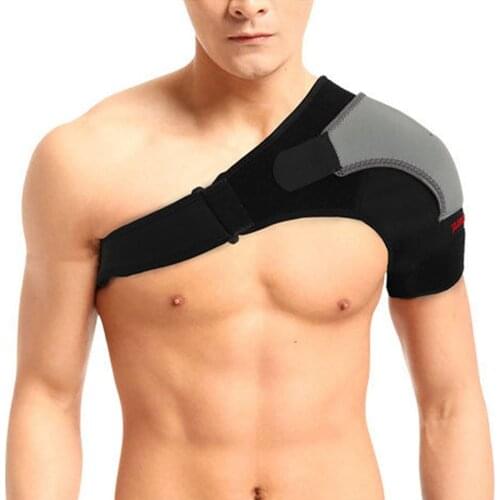 Adjustable Shoulder Brace Back Support Protector Reinforced Joint Pain Injury Shoulder Support Strap Training Sports Equipment