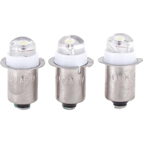 LED Light Bulb P13.5S 0.5W Work Light Flashlight Torch Light Replacement Led Bulb Work Light Lamp 3V 4.5V 6V