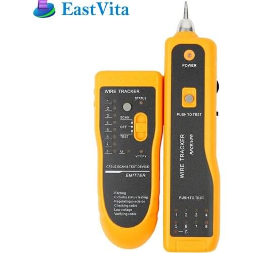Jw360 LAN Network Cable Tester Cat5 Cat6 RJ45 UTP STP Line Finder Telephone Wire Digital Signal Tracker Diagnose Tone Tool