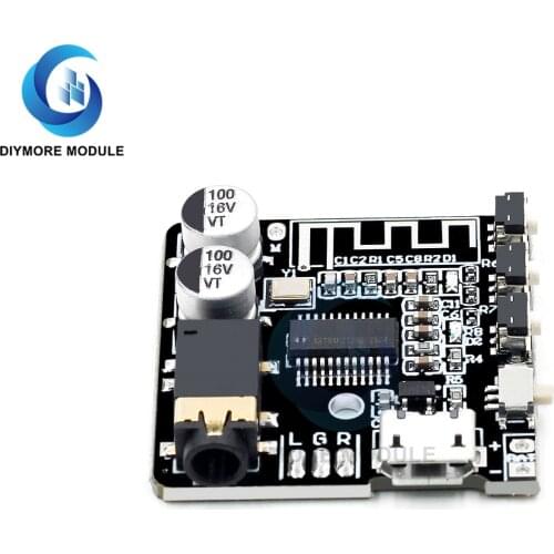 VHM-314 V2.0 Bluetooth 5.0 Audio Receiver Decoder Board Stereo MP3 Music Player with Button For Car Speaker DIY Kit