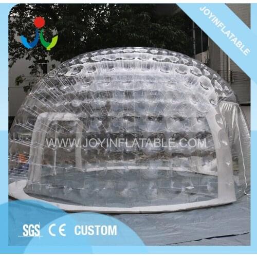 0.8mm clear PVC Inflatable Transparent Igloo Tent