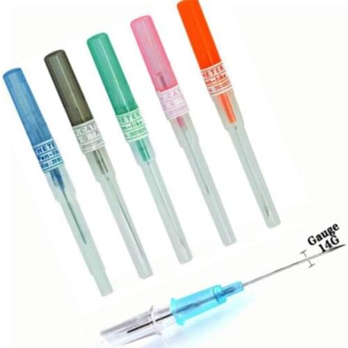 1 Set Body Piercing Needles Catheter Cannula Tools Kit Surgical Steel Sterilized Tattoo Needle Nose Lip Jewelry 14G 16G 18G 20G