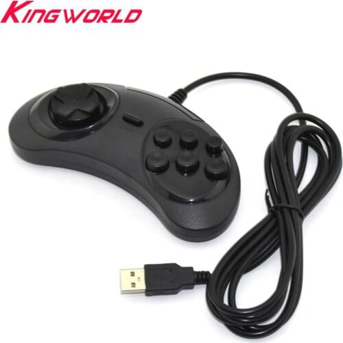 10pcs PC M-AC ONLY Classic Wired 6 Buttons USB Gamepad Game Controller Joypad Not for S-EGA Genesis M-ega Drive M-D2