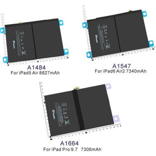 A1484 A1547 A1664 Tablet Battery For iPad 5 6 Air Air2 Pro 9.7 A1474 A1475 A1566 A1567 A1673 A1674 A1675