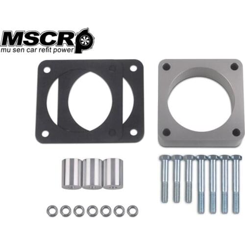 Aluminum THROTTLE BODY SPACER For JEEP WRANGLER TJ YJ XJ WJ 2.5L 4.0L 1987-2004