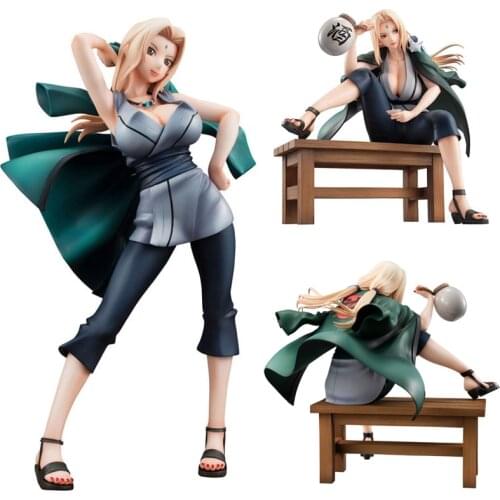 16cm - 28cm Anime Figure Cartoon Senjiyu Tsunade Statue Jiraiya Battle PVC Action Figurine Model Statue Collectible Model Toys