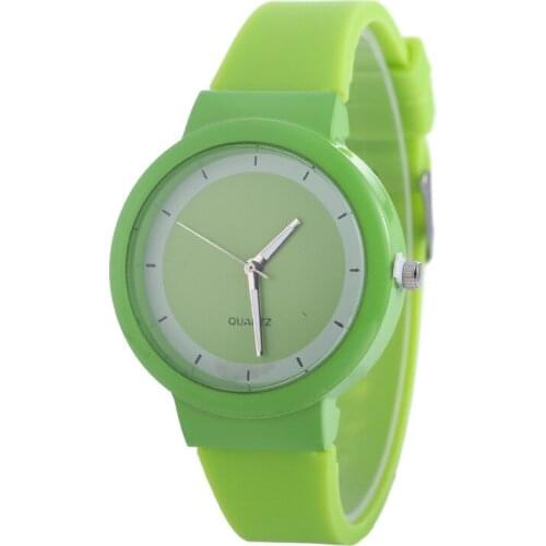 2Pcs Fashion Sports Women Quartz Wristwatches Silicone Waterproof Watches Simple Clock for Lover Mens Watches relogio feminino