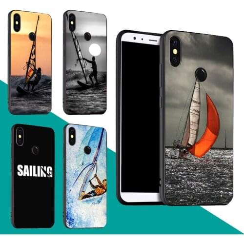 Extreme Sports Windsurf Sailing Case For Xiaomi Redmi Note 9 7 8 Pro 9S 8T 9A 9C Mi Note 10 Lite A3 For POCO X3 F2 Pro