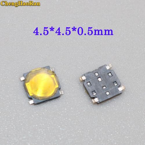 ChengHaoRan 5pcs 10pcs micro switch 4.5*4.5*0.5mm SMD Push Button Switch Thin Film Tact 4.5*4.5
