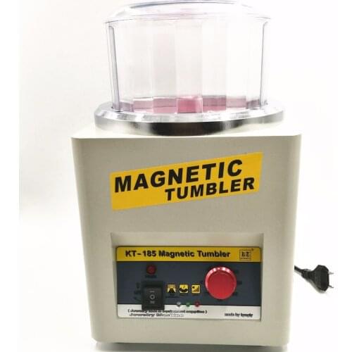 Electric Magnetic Polishing Machine Cleaning Polishing KT-185 Magnetic Deburring Equipment, Jewelery Magnetic Polishing Machine