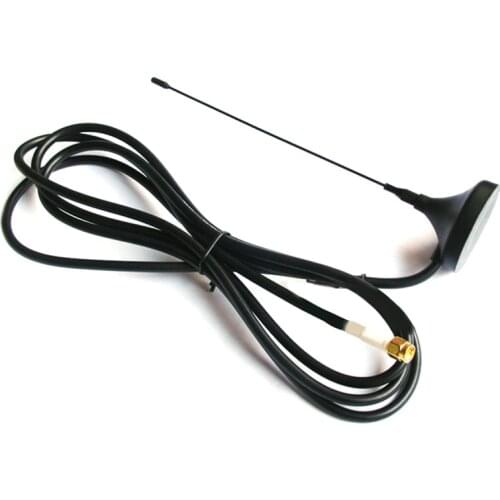 NEW-4Pcs SMA Male 433MHz Wifi Uhf Antenna TX433-XPL-100 3.5DBi High Gain Magnet Base 433M Sucker Antennas for Communications