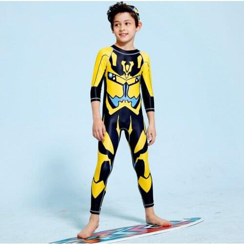 Swimsuit Childrens Boy Kids For Bikini Baby Clothing Cuhk Child Long Sleeve Pants Bamboo Fiber Animal Pearl Diary