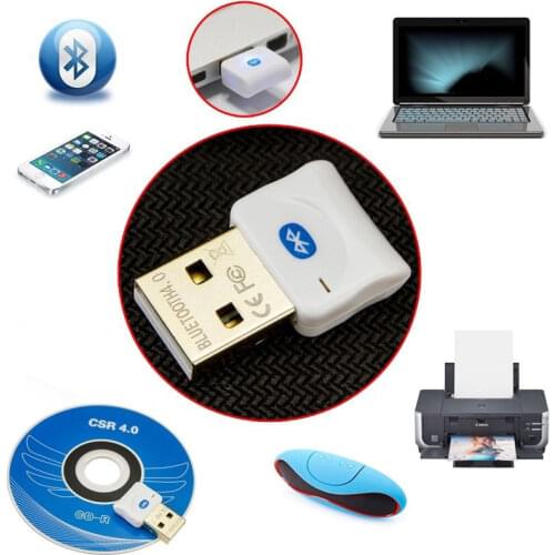 Mini USB Bluetooth V4.0 Dual Mode Wireless Dongle Gold plated connector CSR 4.0 Adapter Audio Transmitter For Win7/8/XP 25