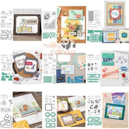 Lace Polygon Animal Metal Cutting Die And Stamp Sets Stencil for DIY Scrapbooking Album Card Make Embossing Decoration Crafts