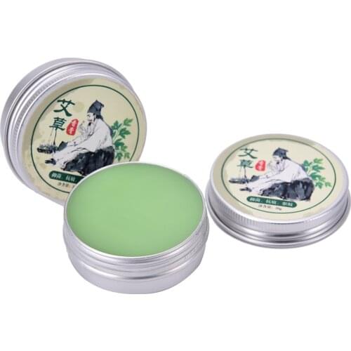 Natural Herbal Moxa Moxibustion Cream Balm Mugwort Skin Massage Oil Relief Arthritis Neck/ Back Pain Medical Herbal Plaster