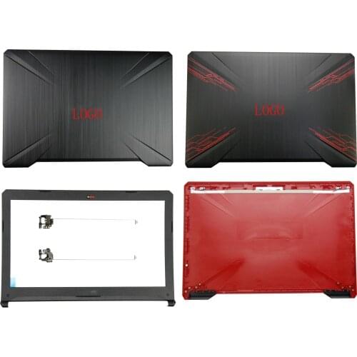 New LCD Back Cover & Front bezel & Hinges For ASUS FX80 FX80G FX80GD FX504 FX504G FX504GD/GE 47BKLLCJN80 Free Shiping