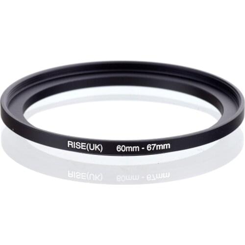 Original RISE(UK) 60mm-67mm 60-67mm 60 to 67 Step Up Ring Filter Adapter black
