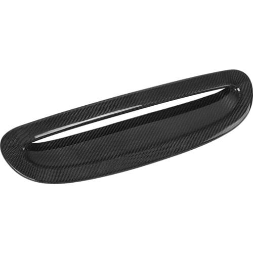 Genuine Carbon Fiber for Mini Cooper F54 F55 F56 F57 Hood Engine Cover Air Inlet Grille Cover Frame Sticker Auto Car Accessories