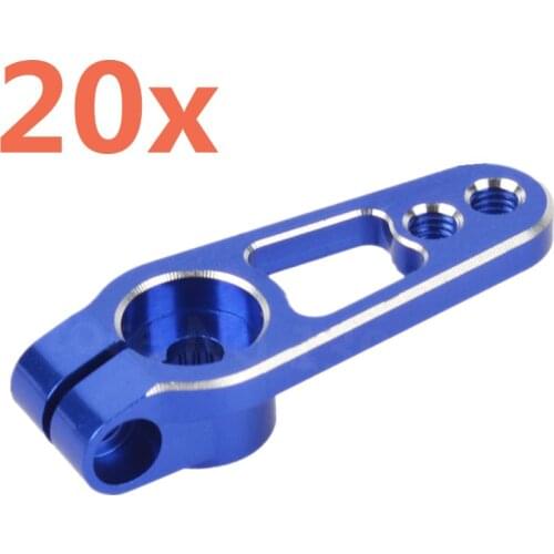 20Pieces Aluminum Alloy 25T Servo Horn Arms 31mm For 1/10 TRX4 Sakura D4 RC Cars Drift Crawler Universal Accessories Parts