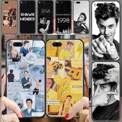 Shawn Mendes Phone case For Xiaomi Mi Max Note 3 A2 A3 8 9 9T 10 Lite Pro Ultra black trend funda soft back pretty prime fashion