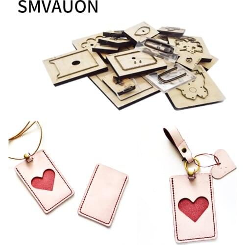 SMVAUON Wooden Die-Cutting Pretty Card Package Mold Making Decor Supplies Dies Template Package Knife Die