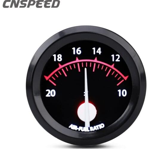 Universal Car 2" 52mm Auto Air Fuel Ratio Gauge 12V Racing Air Fuel Meter With LED Backlight