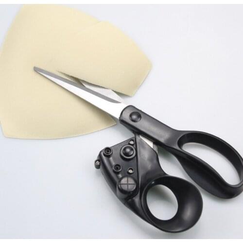 ZtDpLsd 1Pcs Black Laser Scissors Infrared Multifunction Easy To Use Guided Household Multifunctional For Paper Cutting Scissor