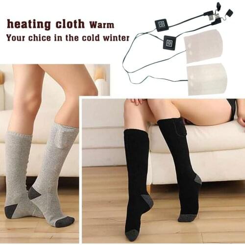 Socks Heating Sheet Boots Heating Cloth Winter Socks 2PCS Socks Boot Heating Pad Waterproof Warm Heated Pad For Winter
