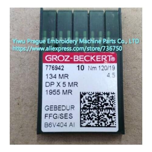 500 pcs Genuine Groz Beckert sewing needle 134MR DPX5 MR 1955MR 134 MR DP X 5 MR Nm 120/19