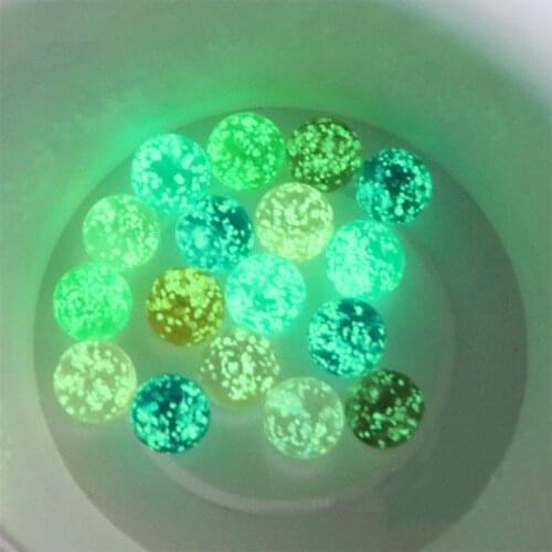 7pcs Of Luminous Glass Ball 20mm Cream Console Game Pinball Machine Cattle Small Marbles Pat Toys Parent-child Machine Beads