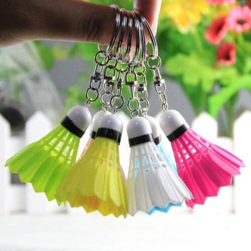 Key Chains Fashion Mini Badminton Pendant Keychain Key Ring Holder Backpack Pouch Bag Hanging Decor New Keychain Hanging pendant