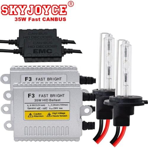 Canbus error free 35W AC quality hid canbus kit H1 H3 H7 H8 H9 H10 H11 9005/6 880 canbus solve cars error warning with EMC