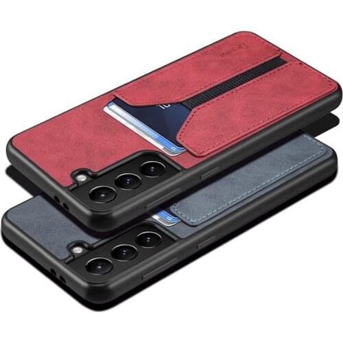 For Samsung S10 S20 S21 Plus Ultra S10 5g Case For Samsung Note 9 10 20 Plus Ultra Leather Elastic Card Slot Case Cover