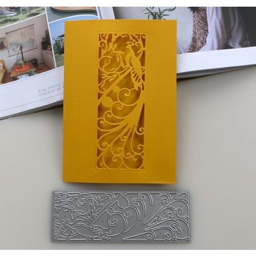 DUOFEN METAL CUTTING DIES 2019 New phoenix cutout stencil for DIY papercraft projects Scrapbook Paper Album