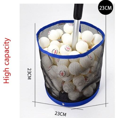 Pingpong Ball Retriever Ball Pick Up Net Bag Table Tennis Picker Container Tool Dropshipping