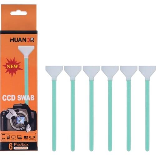New 6pcs CCD Sensor Cleaning Kit CMOS Cleaner Dry SWAB for Camera DSLR Cameras