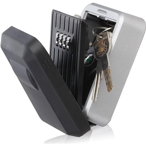 New large capacity wall-mounted key box password key storage box storage box key box password lock
