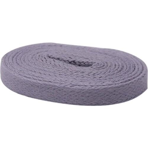 Coolstring Official Shoelaces Store 8MM Pure Color 100% Cotton Waxed Flat Laces Waterproof For Adults&Kids Single Canvas Boots