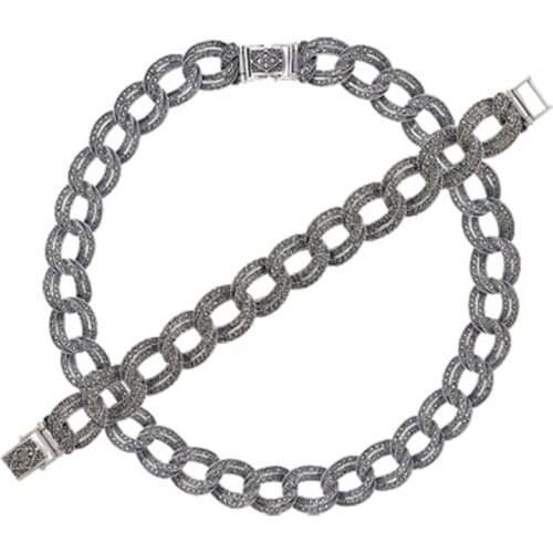 Silverlina Silver Marcasite Sterling Set